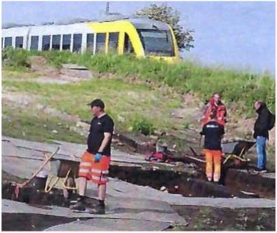 Arbejdet med den nye omfartsvej ved Græsted